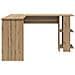 Scrivania Angolare in Rovere Artisanale Rovere Artisanale Truciolare - Foto miniatura 6
