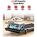 Tapis Roulant Elettrico Pieghevole 1-8 Km/h Con Display A Led, Supporto Per Tablet Portante 145kg Silver - Foto miniatura 3
