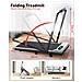 Tapis Roulant Elettrico Pieghevole 1-8 Km/h Con Display A Led, Supporto Per Tablet Portante 145kg Silver - Foto miniatura 4