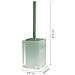Scopino Wc D'appoggio Con Ciuffo In Setole Linea Rainbow Ra33 Verde Menta - Foto miniatura 2