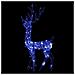 Lusso Casadino -  Decorazione Natalizia In Acrilico Renna 140 Led 120 Cm Blu - Foto miniatura 3