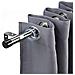Bastone Per Tende In Acciaio Inossidabile Regolabile 76-395 Cm Argento - Foto miniatura 2