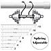 Bastone Per Tende In Acciaio Inossidabile Regolabile 76-395 Cm Argento - Foto miniatura 4
