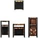 Set di mobili per il bagno 4 pcs Legno massello riciclato - Foto miniatura 8