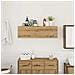 Mobiletto da Bagno Rovere Artigianale 100x25x30 cm Truciolato - Foto miniatura 3