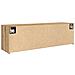 Mobiletto da Bagno Rovere Artigianale 100x25x30 cm Truciolato - Foto miniatura 8