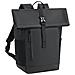 Eden zaino Zaino roll top Nero Poliestere, PU pelle - Foto miniatura 12