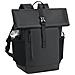 Eden zaino Zaino roll top Nero Poliestere, PU pelle - Foto miniatura 17