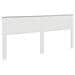 Testiera con testiera Bianco 200 cm Legno multistrato - Foto miniatura 6