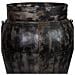 Vaso In Metallo Nero Invecchiato 45x45x57 - Foto miniatura 5