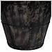 Vaso In Metallo Nero Invecchiato 45x45x57 - Foto miniatura 6