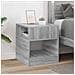 Tavolino Grigio Sonoma 40,5 x 40 x 45 cm Legno multistrato - Foto miniatura 4