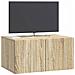 Mobile Porta TV da Muro Rovere Sonoma 59,5 x 41 x 30 cm - Foto miniatura 2