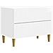 Armadio da Notte con cassetto Bianco Lucido 62 x 34,5 x 48 cm - Foto miniatura 1