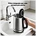 Bollitore in acciaio inox FK-1907. 1.7 L. 2200 W. base 360 - Foto miniatura 2