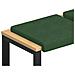 Cuscino per panchina 2 pz corduroy Verde Scuro Profondità 35 cm - Foto miniatura 1
