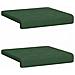 Cuscino per panchina 2 pz corduroy Verde Scuro Profondità 35 cm - Foto miniatura 6