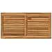 Piano del tavolo Rettangolare Legno di teak solido Naturale - Foto miniatura 1