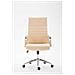 Sedia Ufficio Girevole Kolumbus in Similpelle I Sedia Scrivania Alto Schienale I Sedia Studio Regolabile in Altezza I Sedia con Braccioli Crema - Foto miniatura 2