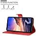 Custodia Compatibile Con Xiaomi Mi Max 3 In Rosso Carminio - Coperchio Protettiva Con Chiusura Magnetica, Funzione Stand E Tasca Per Le Carte - Foto miniatura 2