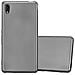 Custodia Compatibile Con Sony Xperia M4 Aqua In Grigio Metallico - Coperchio Protettivo In Silicone Tpu Flessibile - Foto miniatura 1