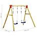 Set Altalena da Giardino 230x130x166 cm in Legno di Pino - Foto miniatura 6