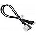 Cavo interno SAS - 1x8 Slim SAS (SFF-8654) angolato a sinistra  - Foto miniatura 1