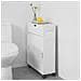 Carrello Salvaspazio Portarotolo Portascopino Con Ruote Bianco Bzr31-w - Foto miniatura 8