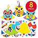 At461 Heroes Uovo Di Pasqua Ornament Kit - Confezione Da 8 Progettare Il Proprio Supereroe Easter Egg Ornamenti Mix Match Craft Set - Foto miniatura 3