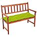 Panca da Giardino con Cuscino 120 cm in Massello di Acacia - Foto miniatura 1