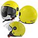 Jet Moto Casco Scooter Visiera Lunga Parasole Ece2205 Certificato Fluo S - Foto miniatura 9