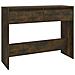 Tavolo Consolle Rovere Fumo 100x35x76,5 cm in Truciolato - Foto miniatura 2