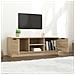 Mobile Porta Tv Rovere Sonoma 102x35x36,5 Cm Legno Multistrato - Foto miniatura 2