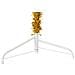 Albero Natale Artificiale Sottile A Metà Con Supporto Oro 210cm - Foto miniatura 6