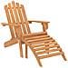 Sedie Giardino Adirondack Poggiapiedi 2pz Legno Massello Acacia - Foto miniatura 3