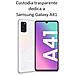 Ultra Slim Custodia Tpu Silicone 0,3mm Cover Case Per Samsung Galaxy A41 A415 Trasparente - Foto miniatura 2