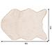 Tappeto Peloso In Pelliccia Ecologica Sagomato Modello Orsetto Varie Forme 60x90cm Avorio - Foto miniatura 4