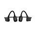 OpenSwim Auricolare Stereo Bluetooth con Cavo e Archetti Colore Nero - Foto miniatura 2