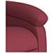 Poltrona Reclinabile In Tessuto Rosso Vino - Foto miniatura 10