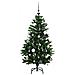 Albero Natale Incernierato Con 150 Led E Palline 120 Cm - Foto miniatura 4