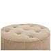 Pouf Tampa Velluto Beige Sabbia - Foto miniatura 2