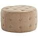 Pouf Tampa Velluto Beige Sabbia - Foto miniatura 5