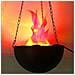 Lampada Effetto Fiamma Fuoco Ventilata Sospensione Decorare Casa Giardino Negozi - Foto miniatura 1
