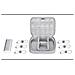 Organizzatore Per Cavi Dati, Borsa Portaoggetti Per Accessori Elettronici Grey M Singolo Strato - Foto miniatura 2