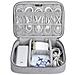 Organizzatore Per Cavi Dati, Borsa Portaoggetti Per Accessori Elettronici Grey M Singolo Strato - Foto miniatura 3