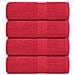 Asciugamani Per Sapone 4 Pz Rossi 30x30 Cm 360 G/m 100% Cotone - Foto miniatura 1