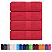 Asciugamani Per Sapone 4 Pz Rossi 30x30 Cm 360 G/m 100% Cotone - Foto miniatura 2