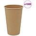Bicchieri Da Caffè In Carta 1000 Pz 16oz 400ml Marrone - Foto miniatura 1