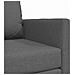 Sofa Bed Flooor 2-in-1 Grigio Scuro 74x77x81 cm Tessuto - Foto miniatura 8