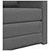 Sofa Bed Flooor 2-in-1 Grigio Scuro 74x77x81 cm Tessuto - Foto miniatura 9
